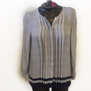 Joie striped silk blouse